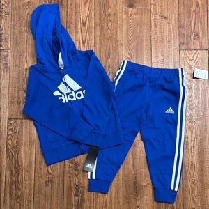 Adidas Royal Blue Matching Sweatpants Set